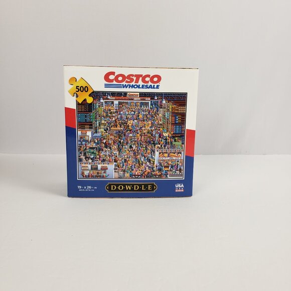Puzzle 500pc 19x26 Dowdle Costco Wholesale Shopping Store Jigsaw Pre-owned - Picture 1 of 16